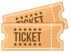 Ticket icon for the Premium subscription plan